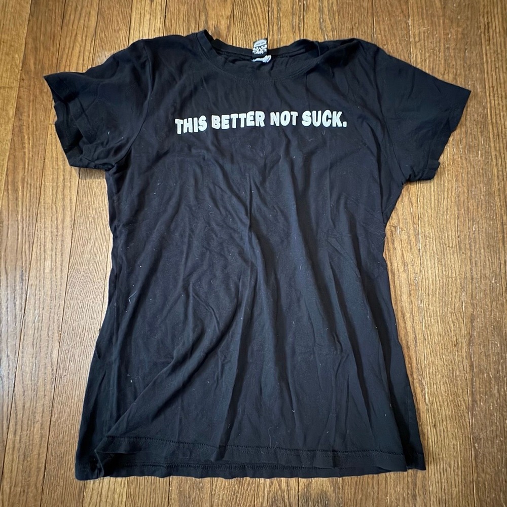 JINX "This Better Not Suck" Funny Graphic T-Shirt Women's Size XXL Gaming Humor